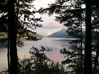 Blick auf den Bowron Lake